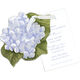 Hydrangea Die-cut Invitations Image 4 of 4